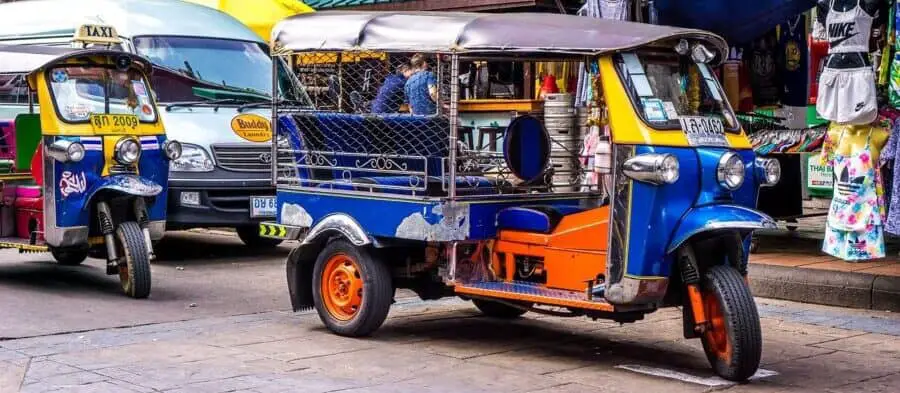 Most Common Mode of Transport in Thailand