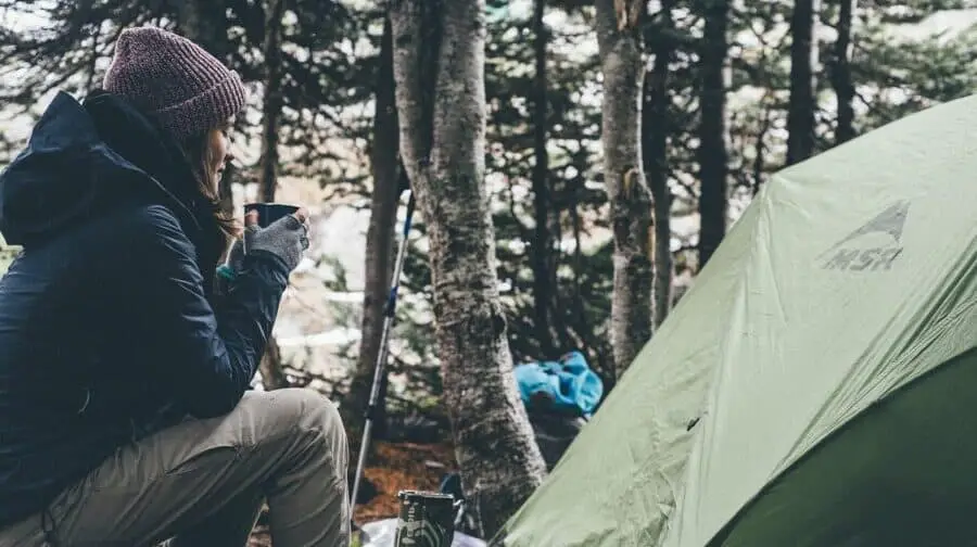 What should you not wear while camping?
