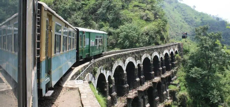Chandigarh to Shimla via Kalka by train