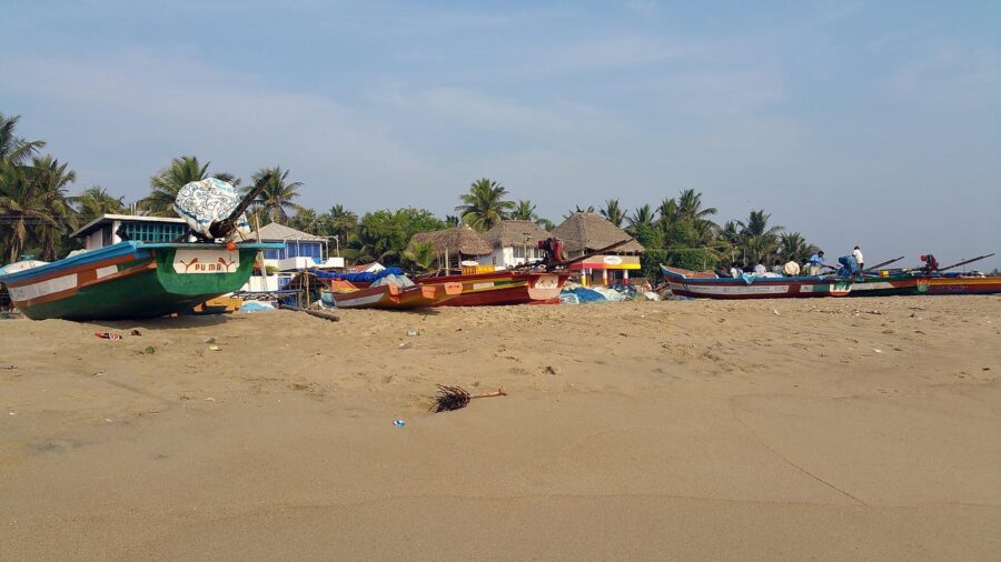 Paradise Beach at Pondicherry